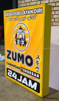 Custom Square Dual-Way Lightbox Signboard Maker in Klang, Meru & Rawang
