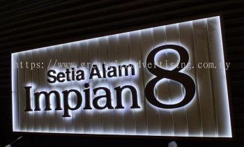 Top-Tier 3D LED Halo-lit Lettering + Aluminium Panel Base Signage Builder in Sepang, Bangi & Nilai