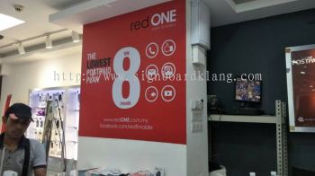 Red One Network Sdn Bhd inkjet wall sticker