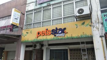 Pets Star LED conceal lettering signage at Bandar puteri klang