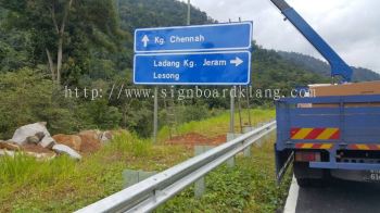 Seremban Project HIP Sticker Direction Road Sign