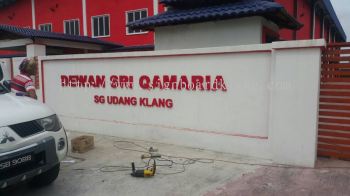 Dewan Sri Qamaria 3D Eg boxup signage in klang teluk pulai