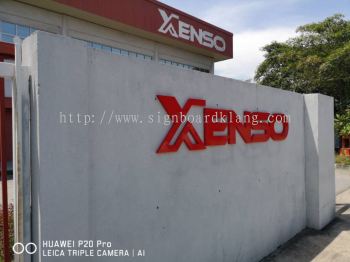 Xenso Aluminum Eg Box up 3D Signage At Port klang