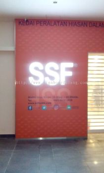 SSF Sdn Bhd 3D led Conceal box up lettering Signage At subang sunway Geo