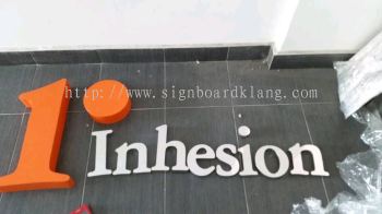 Inhesion Sdn Bhd 3D Stainless steel Box up Lettering Signage At Meru Klang