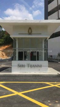 Taman Seri Tijanni Stainless Steel 3D LED backlit signboard at sugai buloh Kuala Lumpur