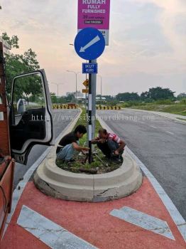 JKR Direction Road signage At Usj Subang Jaya
