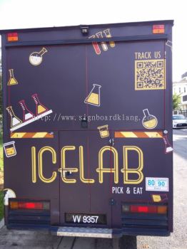 truck food lorry sticker 