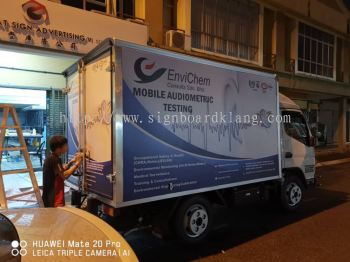Truck lorry sticker warping in klang / Kuala Lumpur