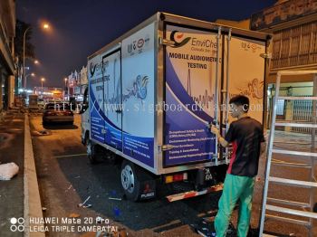 Truck lorry sticker warping in klang / Kuala Lumpur