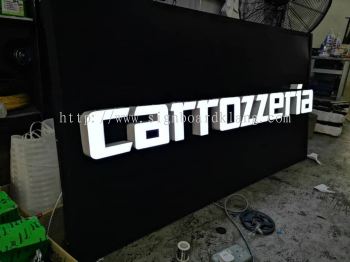 z city 3D LED channel box up lettering signage supply at klang