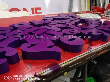TNB 3D Led Eg Box up Backlit lettering Sigange at kuala Lumpur 