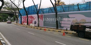 IJM hoarding project signboard banner  At bukit jalia Kuala Lumpur
