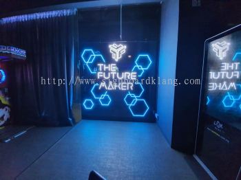 the future maker Indoor LED neon bar signage at kota damansara Petaling jaya Kuala Lumpur