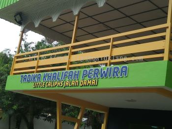 tadika khalifah perwira  Eg box up 3D lettering signage at Kuala Lumpur