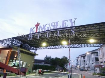 Kingsley Hills 3D led conceal box up lettering sigange at puchong Kuala Lumpur 