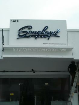 3d box up led channel frontlit lettering signage at Kuala Lumpur