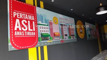 ayam gepuk canves poster frame printing indoor signage signboard at klang kepong damansara subang jaya puchong 