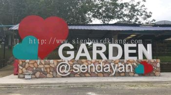 love gargen eg box up 3d lettering signage signboard at sendayan negeri sembilan