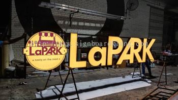 lapark 3d led frontlit lettering logo signage 
