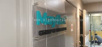 mayflax acrylic base with 3d pvc cut out letteting logo indoor signage signboard at petaling jaya selangor