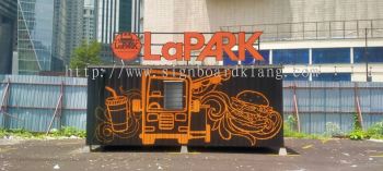lapark 3d box up led frontlit lettering logo signage signboard at kuala lumpur