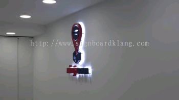 ninja van 3d led backlit eg box up logo lettering indoor signage signboard at kepong subang jaya klang shah alam 