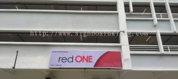 red one lightbox signage signboard at kepong damansara subang jaya klang