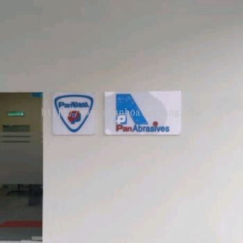 Pan Abrasives Acrylic Poster Frame With 3D Lettering And Logo Indoor Signage At Klang Selangor 
