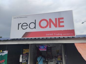 Red One Lightbox Signboard At Kuala Lumpur 