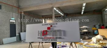 College 3D EG Backlit Lettering Signboard Maker At Bangi Selangor 
