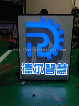 Teno Company 3D Frontlit Box Up Logo And Lettering Factory At Penang, Juru