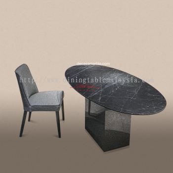 Black Marquina | Spain | 6 seaters | Dining Table Only | RM3999