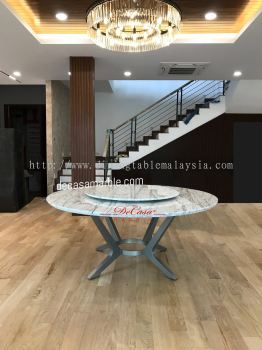 Luxury Italian White Marble Dining Table | Statuario | 10 Seaters