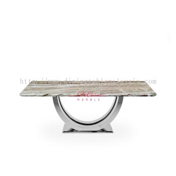 Vanna | Rectangular Marble Dining Table