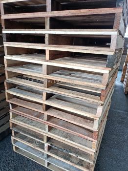 used wooden pallet