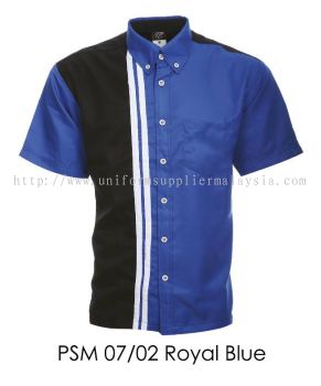 PSM 07 02 Royal Blue Unisex Corporate Shirt