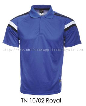 TN 10 02 Royal Blue Collar T Shirt