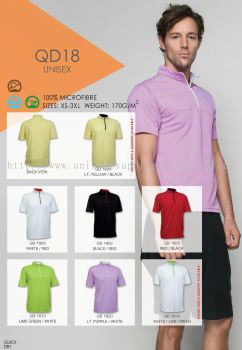 Polo T Shirt MicroFibre- Ready Made QD-18