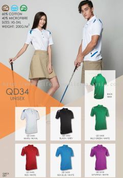 Polo T Shirt MicroFibre- Ready Made QD-34