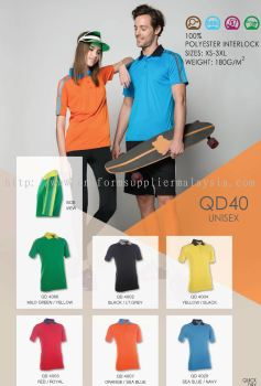 Polo T Shirt MicroFibre- Ready Made QD-40