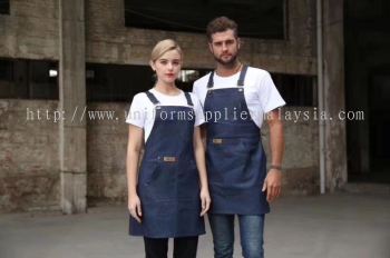 French Style Bakery & Coffee Bar Denim Apron