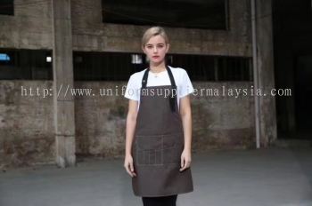 F&B Custom Apron - Dark Chocolate Brown