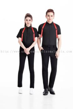 F&B Stylish Fashion Uniform for Cafe and Bar Restaurants