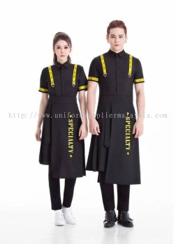 F&B Stylish Fashion Uniform for Cafe and Bar Restaurants