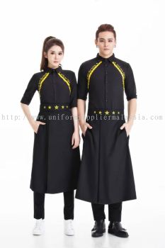 F&B Stylish Fashion Uniform for Cafe and Bar Restaurants