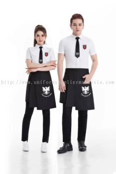 F&B Stylish Fashion Uniform for Cafe and Bar Restaurants