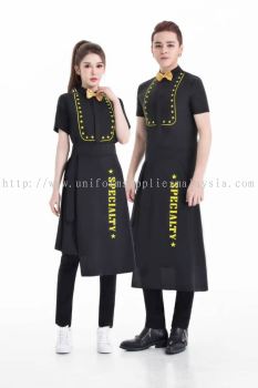 F&B Stylish Fashion Uniform for Cafe and Bar Restaurants