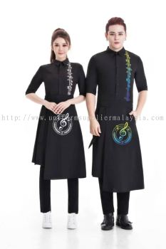 F&B Stylish Fashion Uniform for Cafe and Bar Restaurants