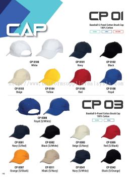 Oren CP01 CP03 Cotton 6 Panel Cap